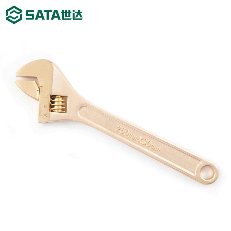 世达工具铍青铜防爆活动扳手电工8寸10寸12寸31101 31102 31103