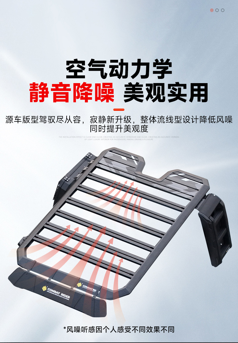 Jishi 01 Roof Luggage Rack Frame Off-Road Appearance Modification Parts Platform Ladder Aluminum Alloy Side Bag Dedicated Accessories