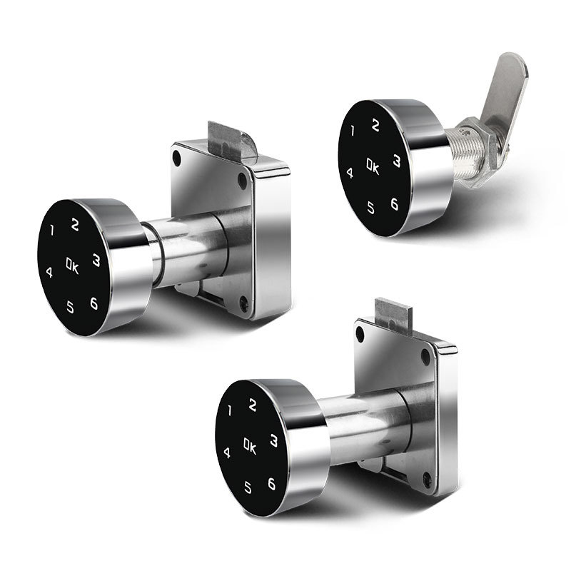 138 inteligente gabinete cerradura giratoria bloqueo desbloqueo remoto Archivo de escritorio de hierro gabinete cerradura cajón huella digital contraseña bloqueo