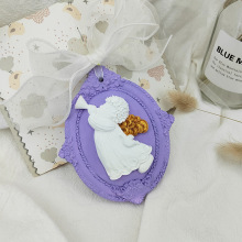 欧式相框翻糖巧克力模具香薰石膏扩香石旋转木马天使挂牌硅胶模具