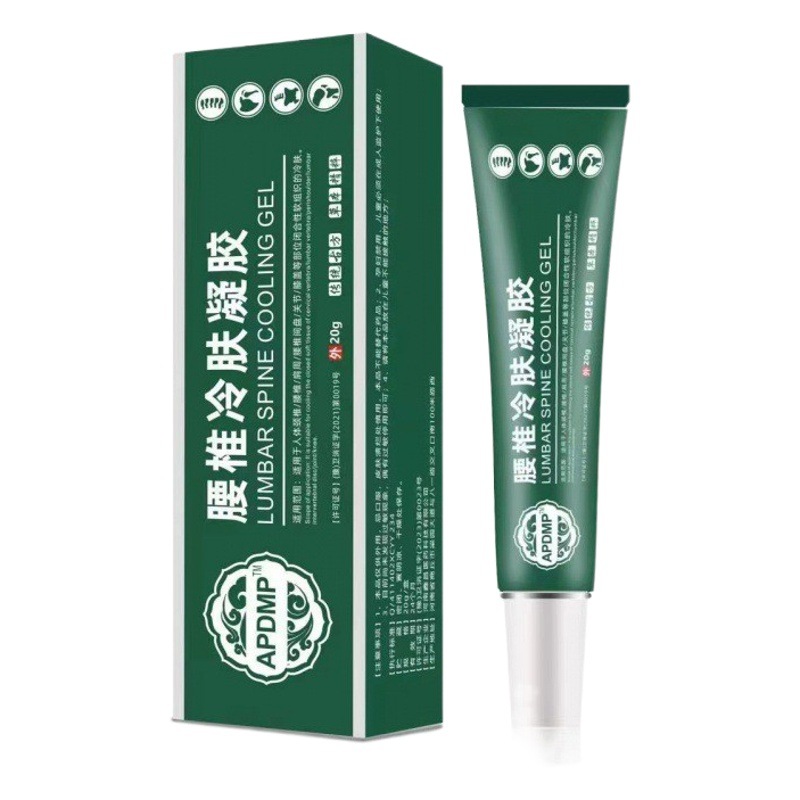 Tiktok's Popular Lumbar Cold Skin Gel, Cervical Spine and Lumbar Disc Soothing Ointment for External Use on the Spine and Skin
