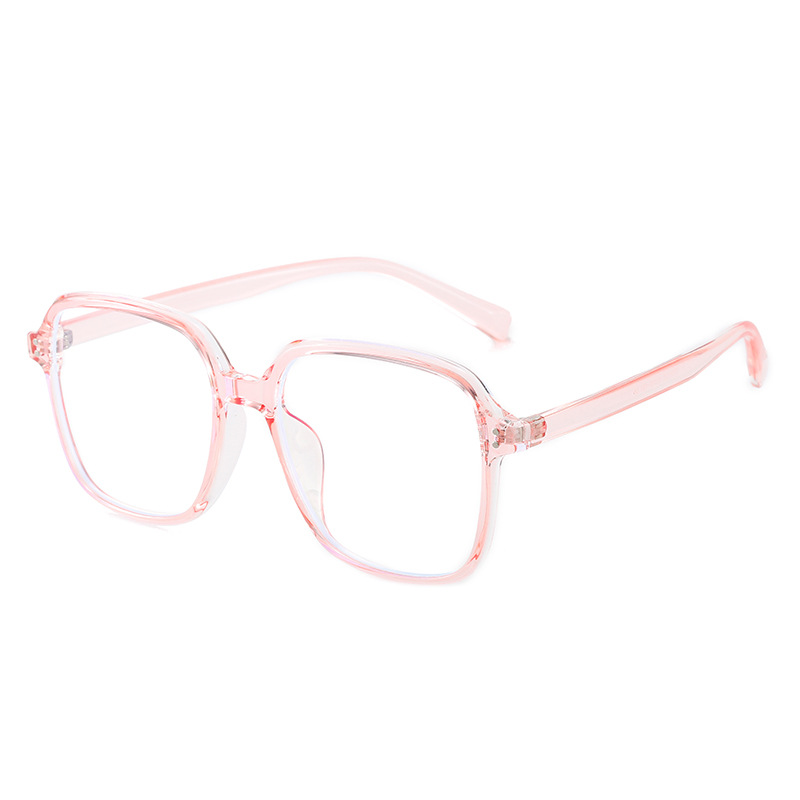 Versatile Minimalist New Square-frame Glasses, Retro Prescription Eyeglass Frames, Large-frame Men, Anti-blue Light Flat Glasses For Women,_voghion.com