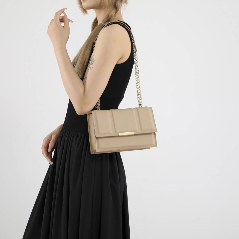 Bolso de cadena de diamante francés 2024, nuevo bolso de cadena de alta calidad, bolso de hombro de mujer, bolso de palo de mano de mano de mujer