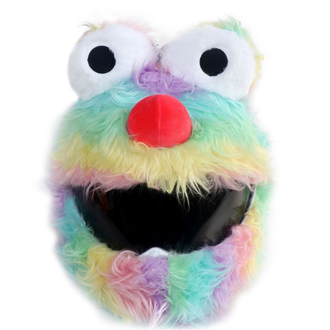 Cubierta de casco de motocicleta Cubierta de casco de felpa puntual Cubierta de casco completo Cubierta de casco de motocicleta Tacón de viento Moda de moda