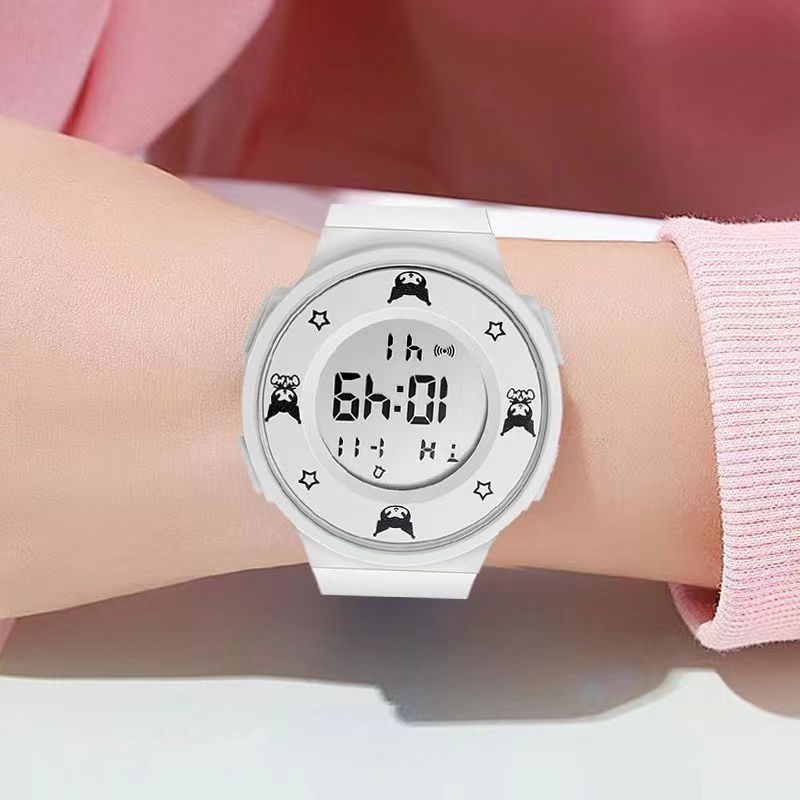 Nueva Pacha perro de dibujos animados reloj lindo creativo de los niños deportes LED reloj electrónico multifuncional estudiante reloj