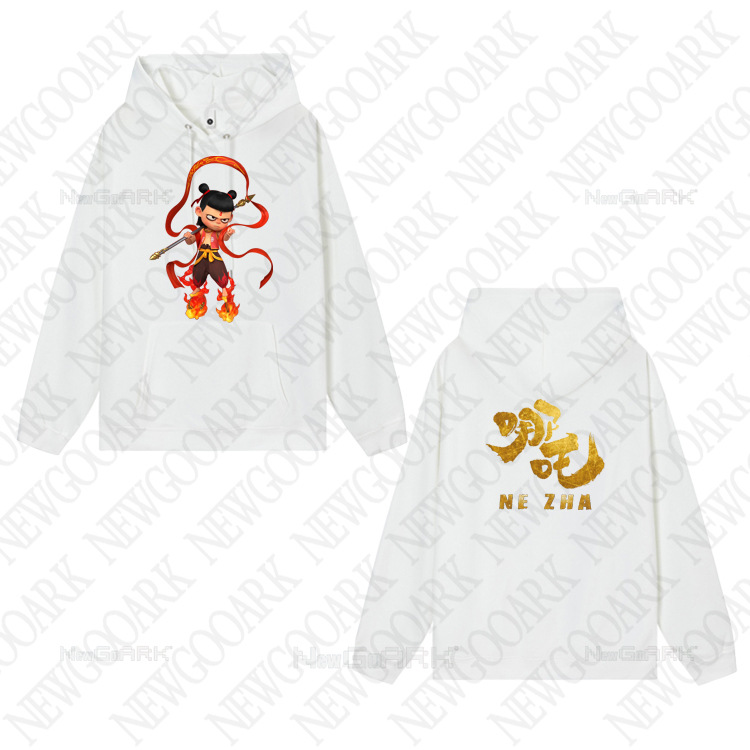 Sudadera con capucha de regalo de película Nezha impresión de gráficos con capucha para hombres y mujeres sudadera con capucha de moda sudadera con capucha