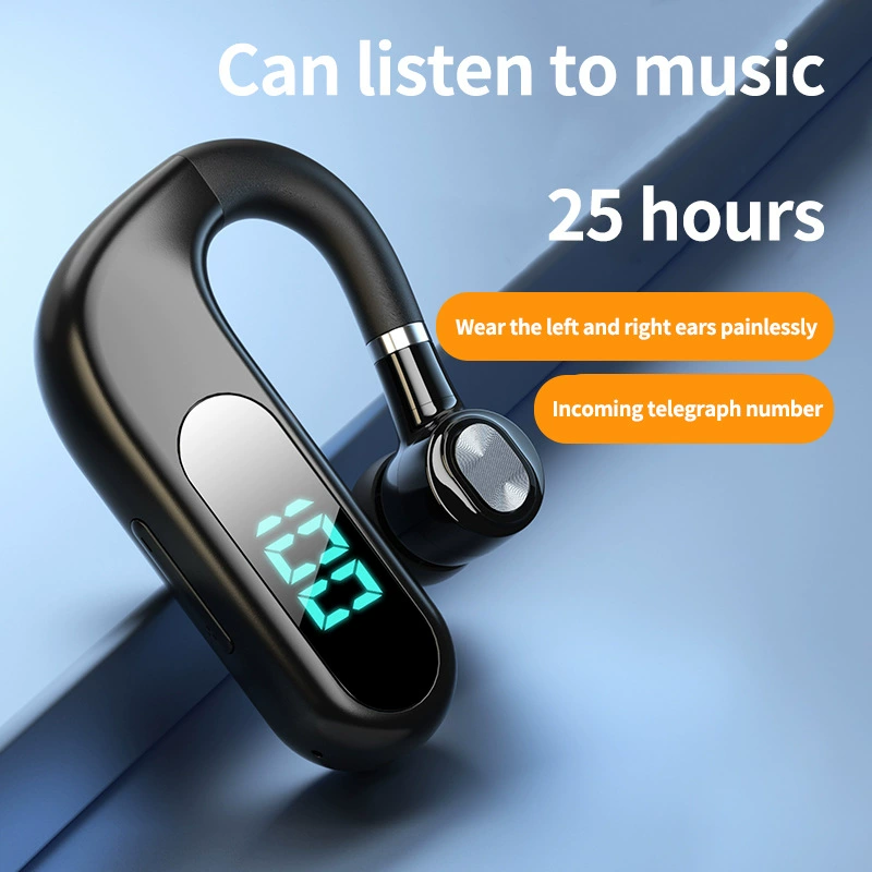 Трансграничная частная модель V13, беспроводная Bluetooth-гарнитура большой мощности 5.2, деловая, подвесного типа, для бега, спорта, шумоподавления, гарнитура V9