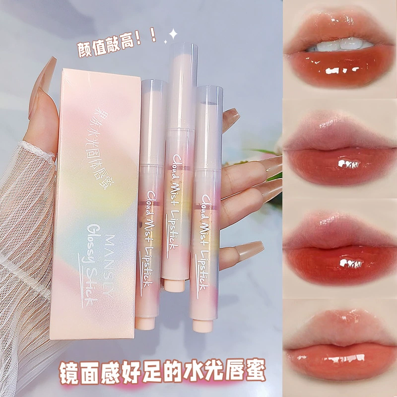 曼诗丽 Lip gloss, moisturizing lip balm, lipstick, makeup primer, intense hydration, mirror effect