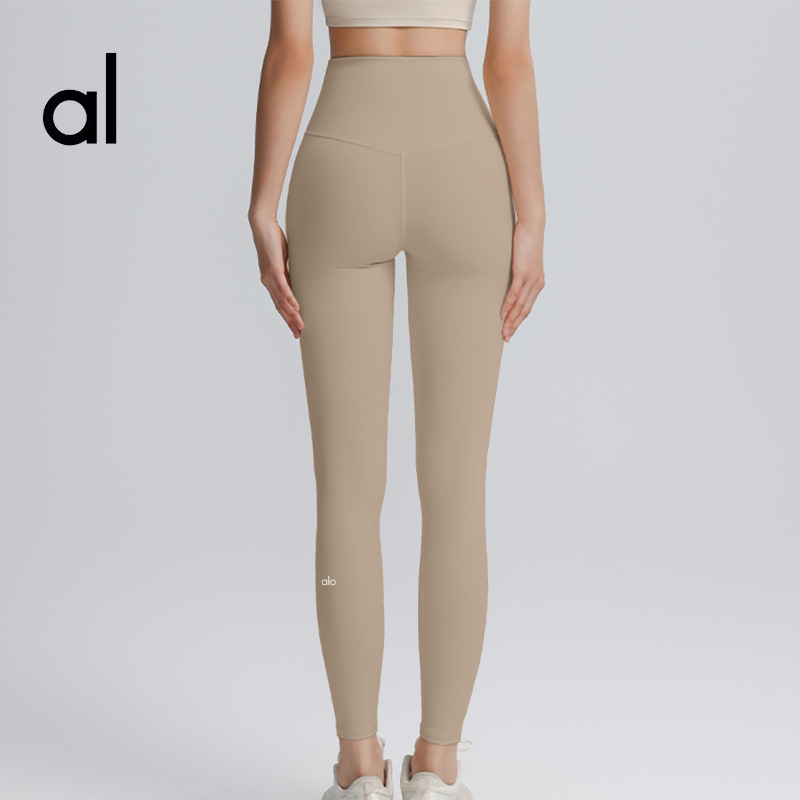 Yoga alo, los mismos pantalones deportivos de tiburón, pantalones para mujeres, pantalones de cintura alta, ejercicios deportivos, pantalones deportivos de nueve puntos