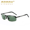 Aolong Aoron's new polarized sunglasses, colorful sunglasses, toad mirror aluminum magnesium glasses riding mirror A3043