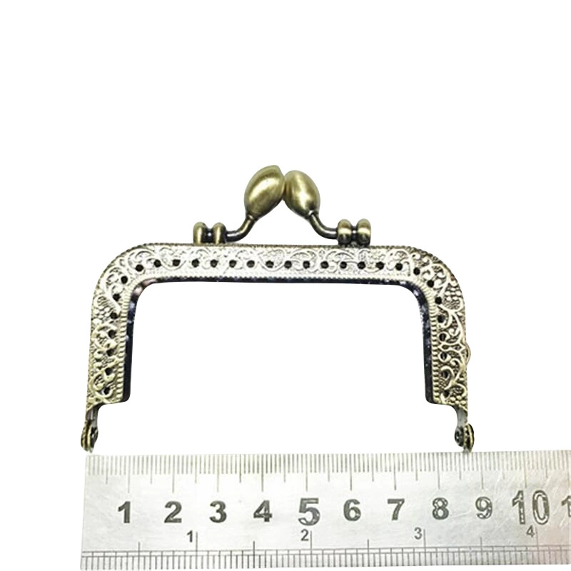 Bronze square bag accessory, materials set, DIY, 8.5-20.5cm, (Physicals)