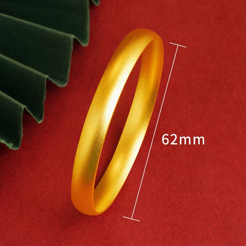 Nuevos productos vietnamitas pulseras de oro de arena retro pulseras de neumáticos damas de alta calidad no se desvanecen joyas al por mayor