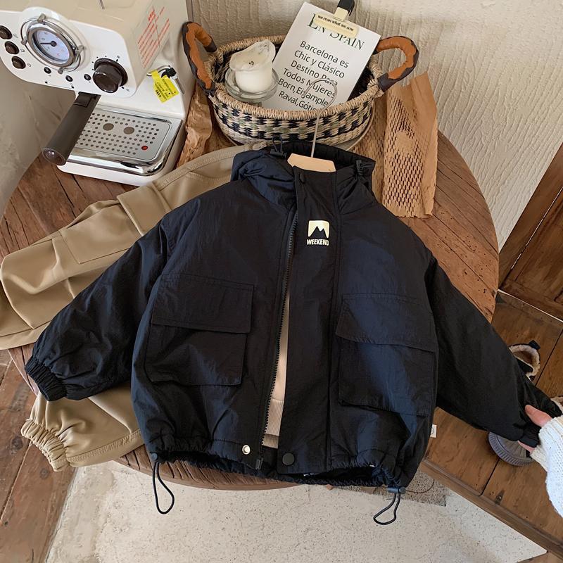 Giubbotto con cappuccio per bambini, giacca invernale calda_voghion.com