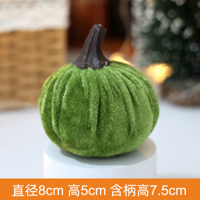 新しい収穫祭模擬カボチャ装飾植毛布黄金秋カボチャ感謝祭カボチャ装飾小道具|undefined