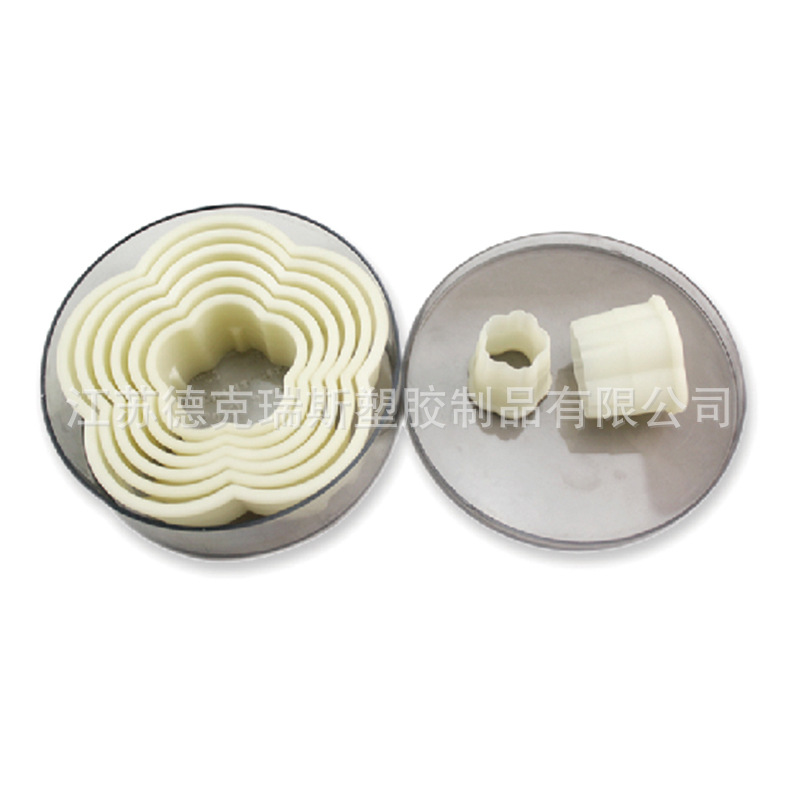 Venta caliente transfronteriza lote mixto material de pc de nailon molde de corte vegetal fruta molde de corte de nailon juego de molde de pastel para hornear