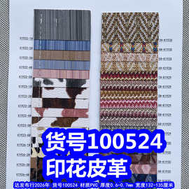 100524#印花皮革、PVC仿编织纹皮革奶牛纹皮革豹纹皮革草席纹皮革