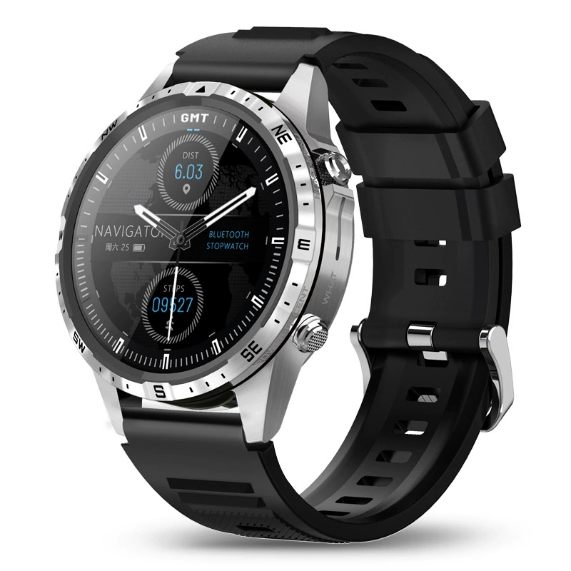 Умные часы GT45 с 1.6" HD экраном, Bluetooth-звонки, измерение кислорода в крови и пульса, компас