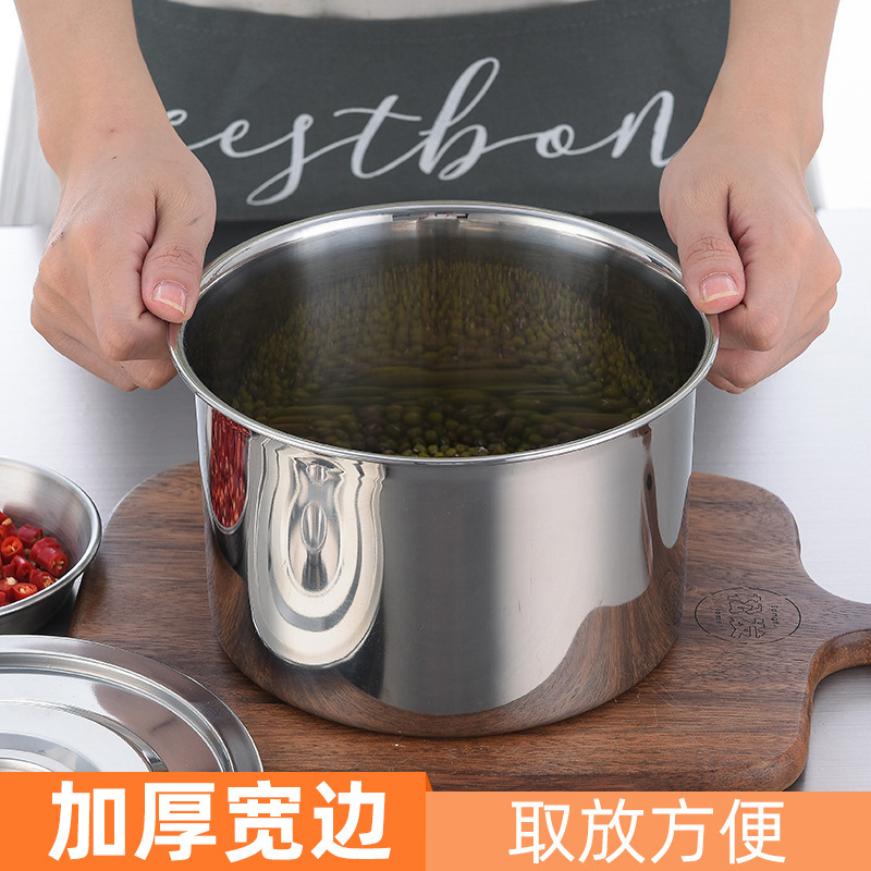 304ステンレス調味料缶蓋付き味杯調味料缶商用調味料缶バイキング調味料箱格豚油缶|undefined
