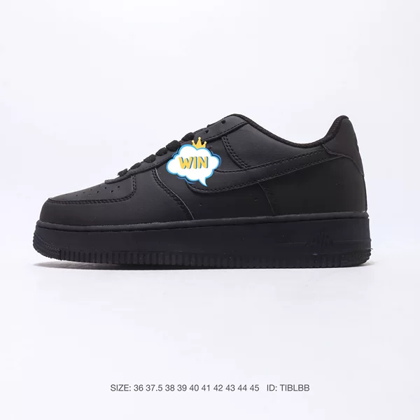 NK Air Force One with air cushion, low-top versatile thick-soled height-increasing casual sports sneakers, unisex white shoes