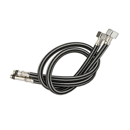 304 stainless steel inlet water pipe high-pressure pipe basin casserole faucet single inlet water pipe explosion-proof braided pointed soft tube