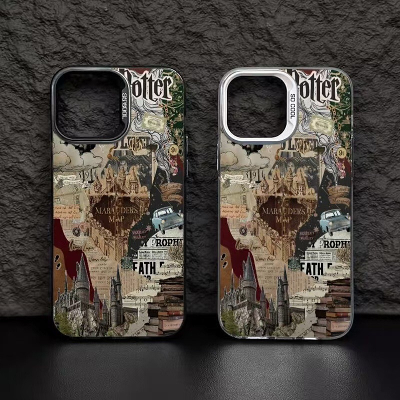 Harry Potter Castle Is Suitable for Apple 17Air Mobile Phone Case Iphone16Pro Retro 15 Classy 14 New Style 13