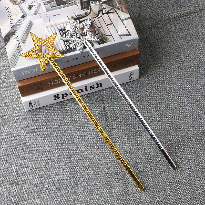 Halloween June 1 Children's Day Party Ball Props Five-pointed Star Battle Angel Wand Magic Wand Fairy Wand