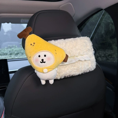 Cute Doll Car Tissue Box, Car tissue box/set