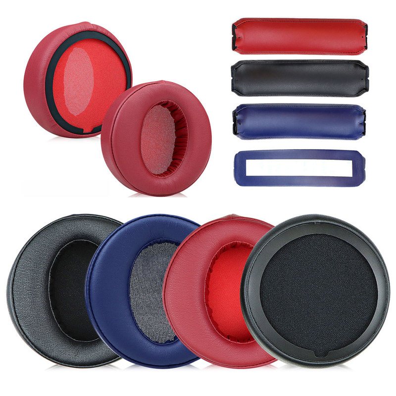 Suitable for Sony Sony Mdr-Xb950B1 Xb950Bt Headphone Cover Sponge Cover Leather Cover Head-Mounted Earmuffs