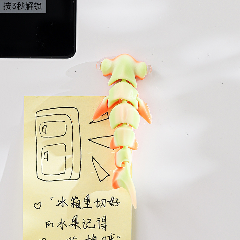 跨境热销3D打印冰箱贴创意海洋动物摆件关节可活动玩具礼物装饰品|undefined