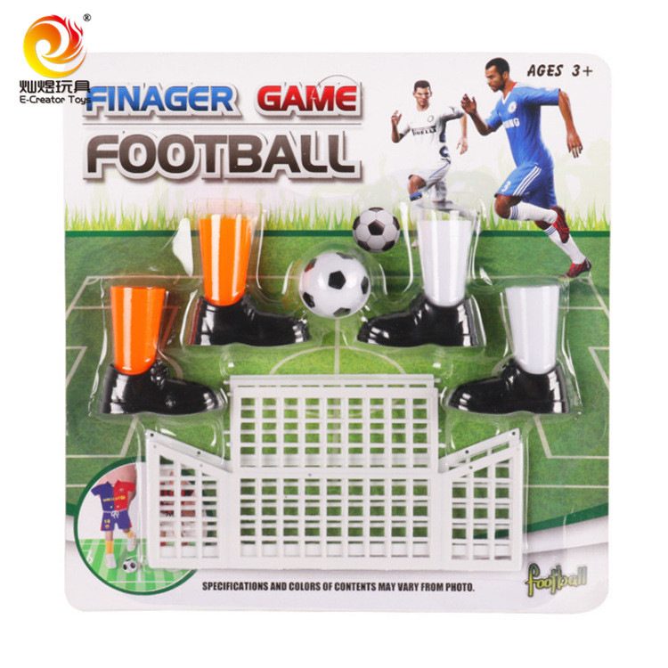 Cross-Border Children's Mini Finger Football Toy Fingertip Football Set Desktop Competitive Interactive Sports Game Gift