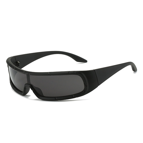 New outdoor sports sunglasses with genuine film, colorful trendy integrated glasses for men and women, sun-shading sunglasses for wholesale