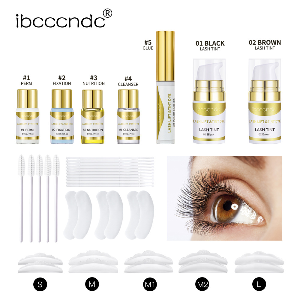 Carina Ibcccndc LashLift Keratin Cold Perm Curling Hot Dye Wimpernset_voghion.com