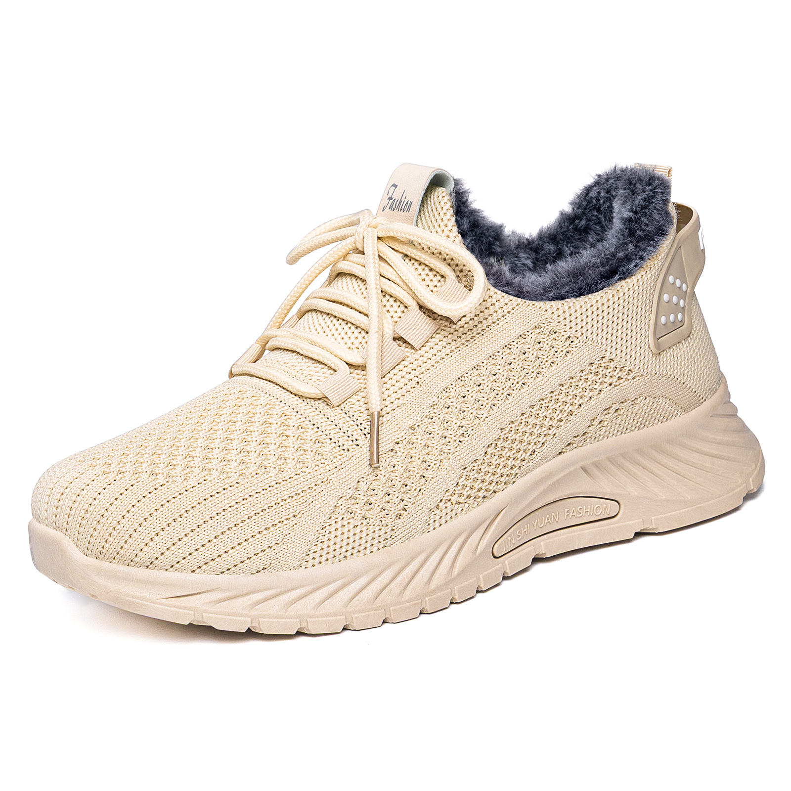 Zapatos de algodón de mujer transfronterizos TEMU más terciopelo grueso calzado de mujer calentamiento ligero y cómodo zapatos casuales al aire libre zapatos de caminar
