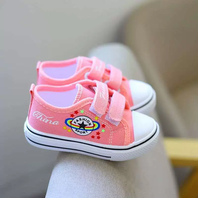 Cloth children's shoes girl's, footwear, autumn, soft sole, 1-3-6 years