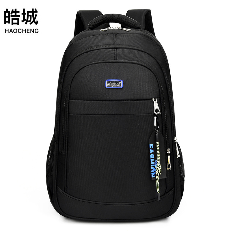 2024 nueva mochila de gran capacidad para estudiantes simple transfronteriza, ocio, viaje de viaje, mochila para computadora, fábrica al por mayor