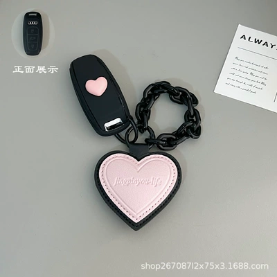 Car key bag — Design - type-d-skin-feeling-black-pink-heart-sticker-black-pink-heart-bracelet