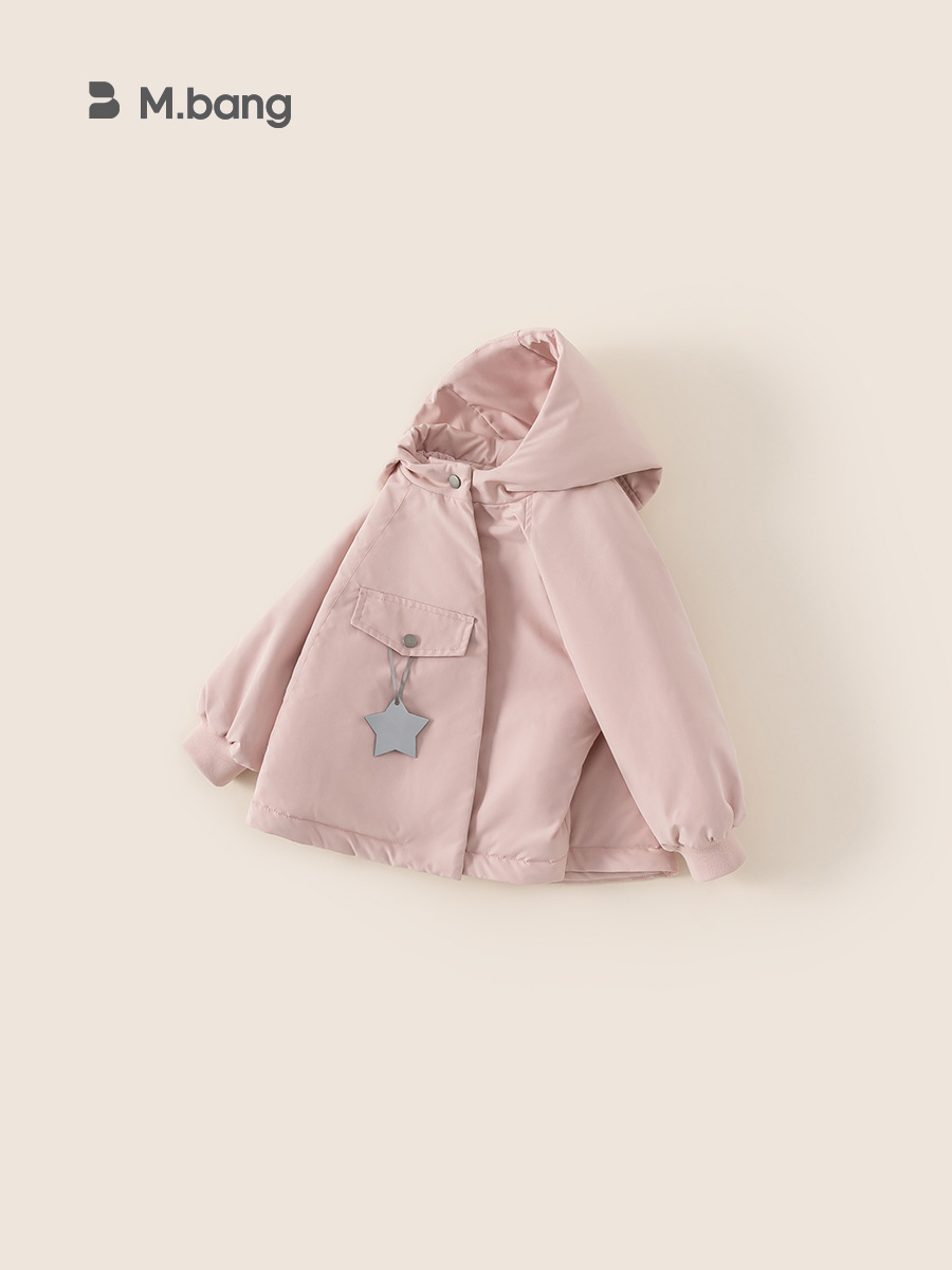 Yoobao ropa infantil chaqueta de niña invierno nuevo estilo extranjero ropa de niños gruesa moda calentamiento chaqueta de niña encapuchada