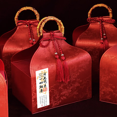 2025月饼包装盒手提礼盒广式冰皮蛋黄酥流心苏式中秋礼篮伴手礼盒
