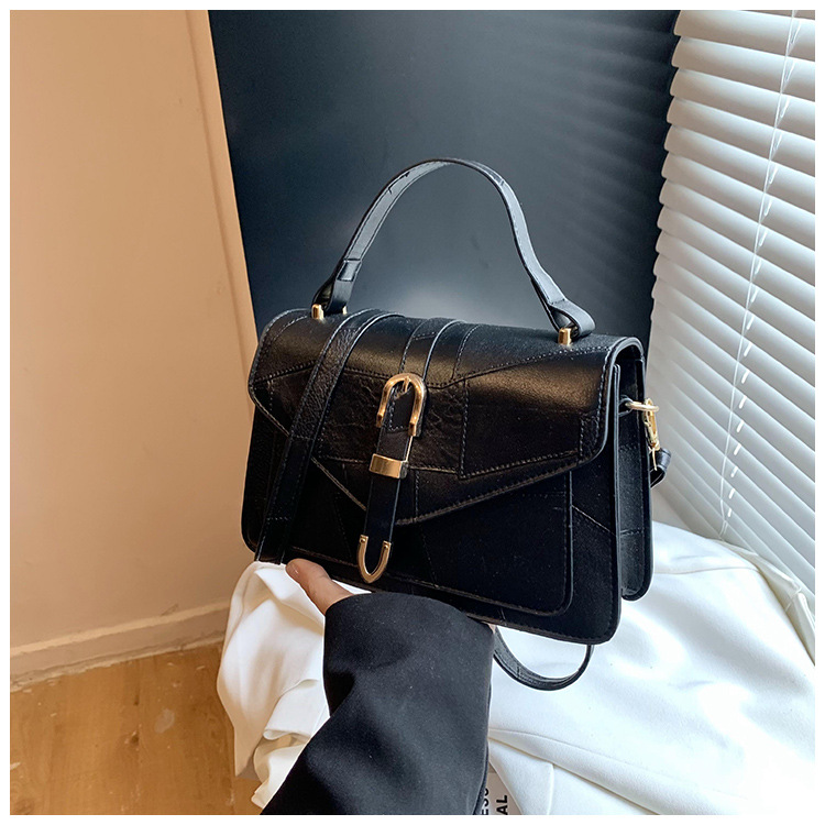 thumbnail image 1 of Bolsos de diseño minoritario para mujer, nueva colección de otoño 2025, moda minimalista, bandolera cruzada, bolso pequeño cuadrado para uso casual y de oficina., 1 of 10