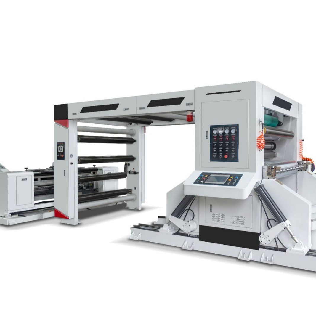 框架式全自动高速淋膜票据无碳牛皮玻璃白版pvc塑料分切复卷机