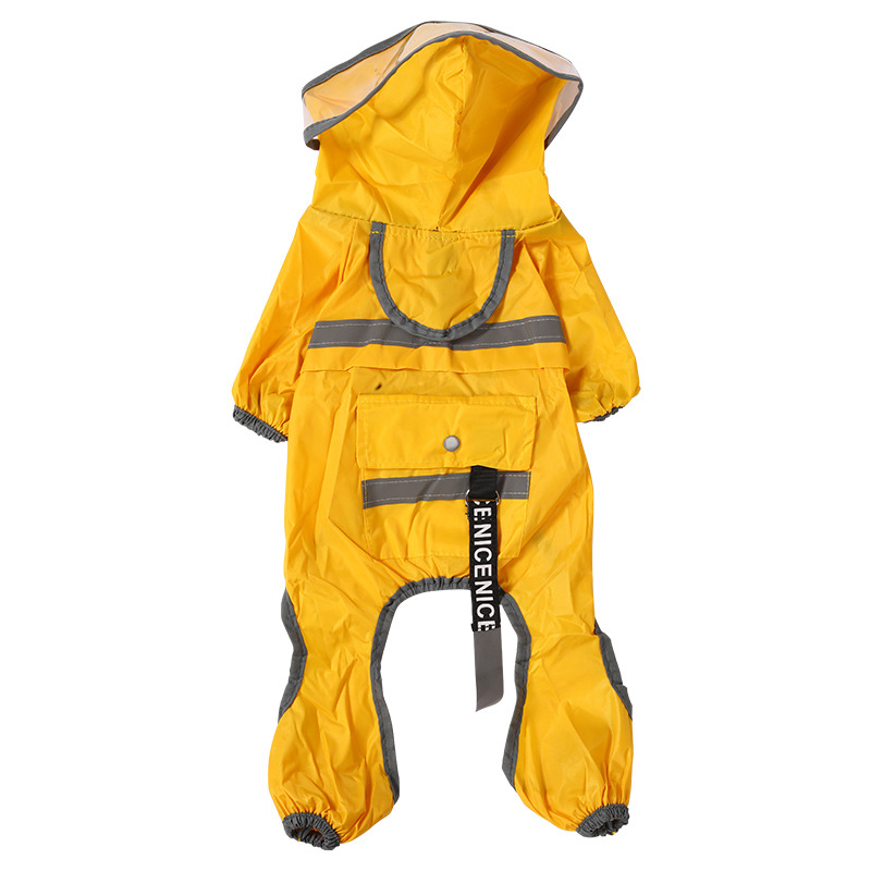 Impermeable para mascotas con capucha de alto grado Golden Retriever Teddy mediano y pequeño perro grande impermeable al aire libre impermeable al por mayor