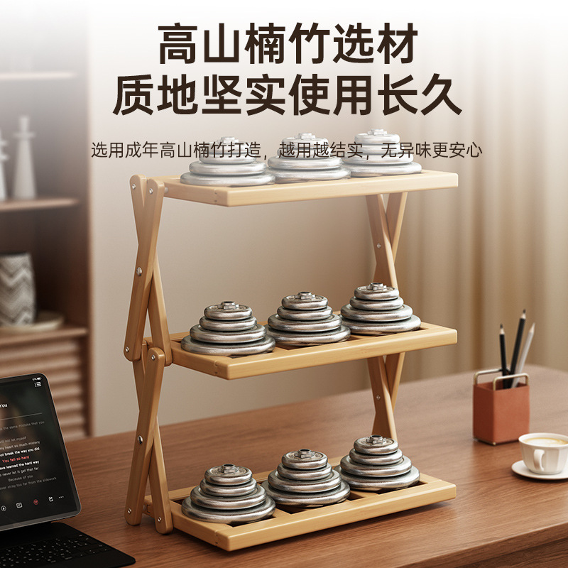Estante de escritorio Estante de almacenamiento de acabado multicapa para el hogar Estante de exhibición de artículos para el hogar Estante de almacenamiento de tazas de mesa Estante de almacenamiento de oficina