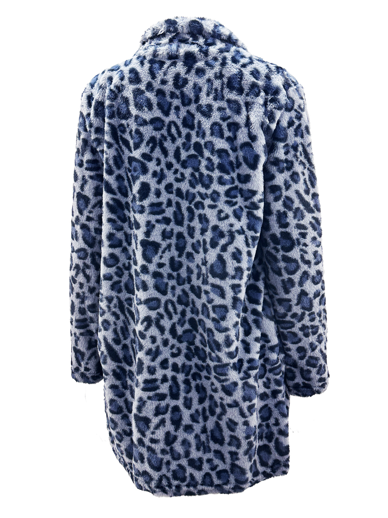 Cappotto elegante e alla moda con tasche larghe in pelliccia con stampa leopardata da donna autunno inverno 2025_voghion.com