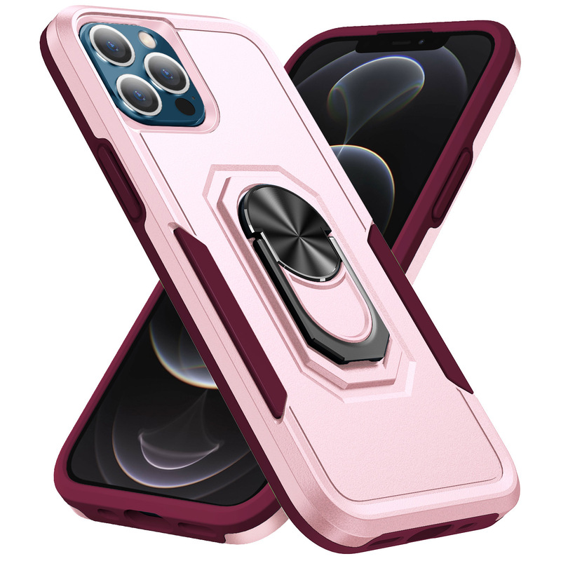 Anti-fall Amazon Two-in-one Mobile Phone Case New Trailblazer Ring Car Suitable for IPh12/12rpro6.1 Anti-fall Amazon Two-in-one Mobile Phone Case New Trailblazer Ring Car Suitable for IPh12/12rpro6.1