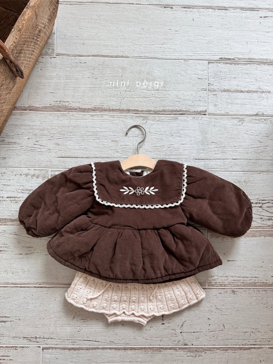 Niñas invierno chaqueta de algodón bebé invierno ropa infantil coreana ropa de invierno bebé camisa de muñeca de algodón de invierno