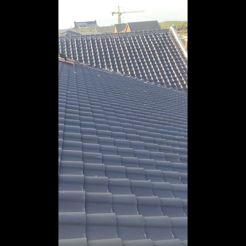 重庆厂家水泥瓦S瓦水泥仿古瓦平板瓦古建瓦别墅瓦洋房瓦中式建筑