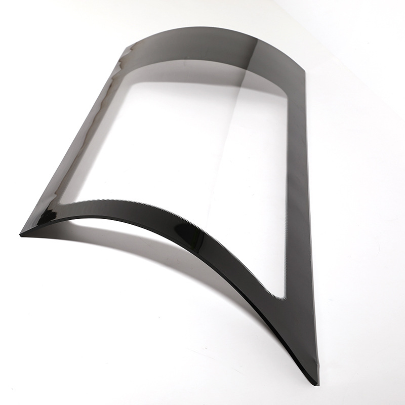 厂家塑料板PC板热压成型五轴雕刻丝网印刷板异型折弯板材切割可定