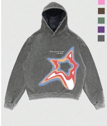 Sudadera con Capucha y Estampado de Poliéster para Adolescentes