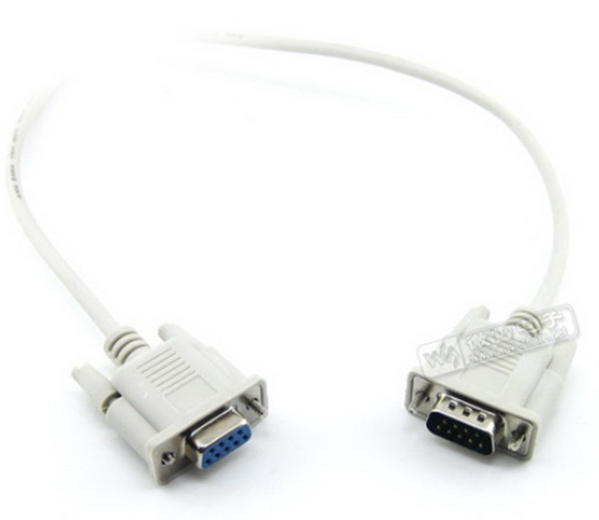 RS232 DB9 9针 串口线 公对母 直连 1.5米电脑与串口设备连接传输