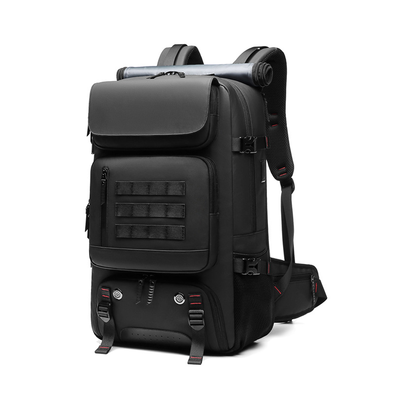 Backpack for Men, Large Capacity, Outdoor Mountaineering, Anti-Theft, Business Travel Bag, College Student Bag, Commuter Computer Backpack
